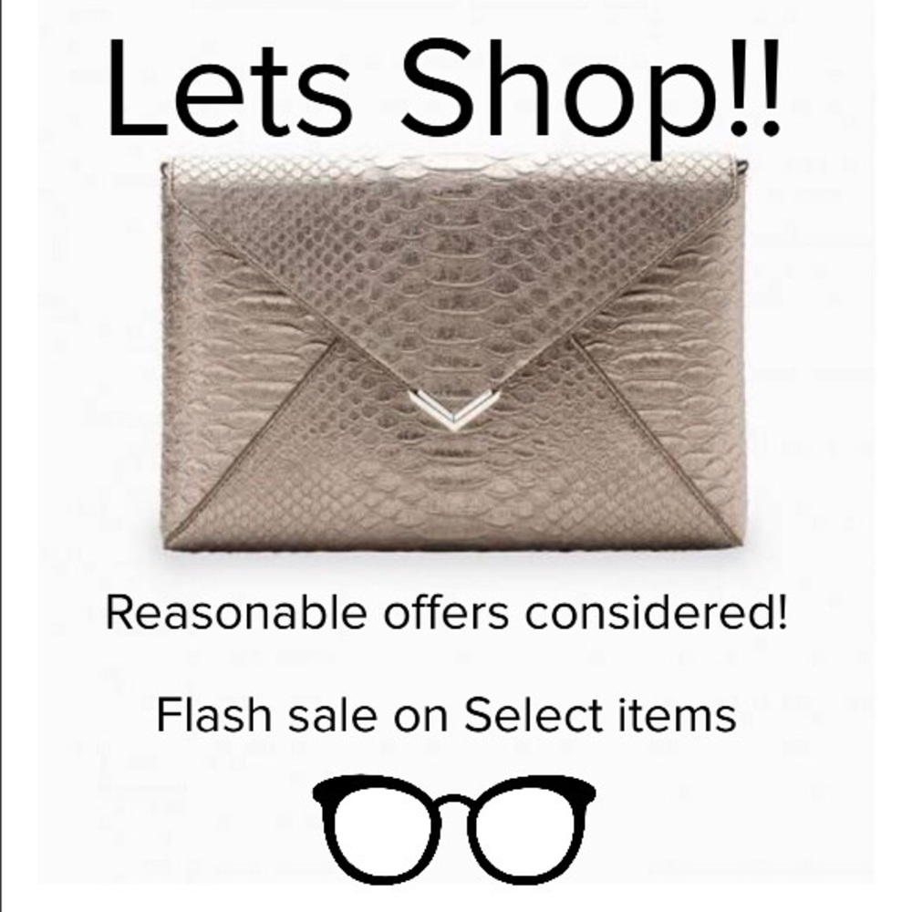 Flash sale on select items in closet!!!